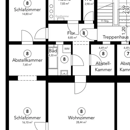 City Center, Large Flat 105m2, 6 Guests, 10min To Oktoberfest, 35min To Airport Apartman München